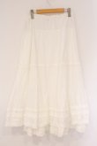 画像5: PINK HOUSE / ローンティアードスカート  シロ O-26-04-06-116-LO-SK-IG-OS (5)
