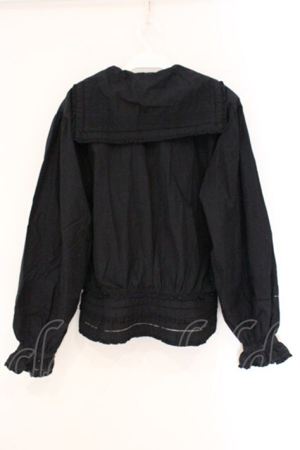 画像5: KETTY / ピコフリルセーラーブラウス  クロ O-26-04-06-118-EL-BL-IG-OS (5)