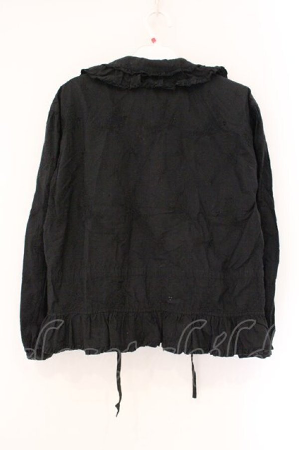 画像4: INGEBORG / ダブルカラーオーバーブラウス  クロ O-26-04-06-119-LO-BL-IG-OS (4)