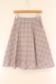画像1: Fi.n.t / 裾切替チェックフレアースカート  ピンク O-26-04-06-018-CA-SK-IG-OS (1)