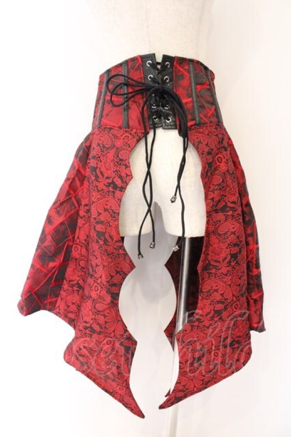 画像3: Qutie Frash / 蝙蝠ラップコルセット  レッド O-26-04-07-041-QU-TO-OW-OS (3)