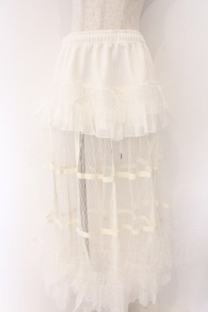 画像: Qutie Frash / メッシュロングスカート   O-26-04-07-049-QU-SK-OW-OS