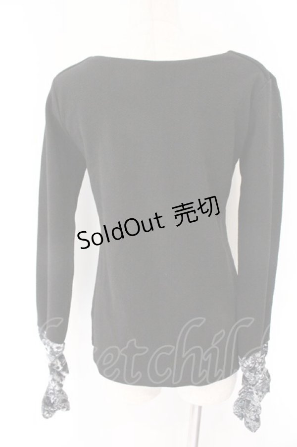 画像2: Qutie Frash / クロスインナーカットソー  ブラック O-26-04-07-051-QU-TO-OW-OS (2)