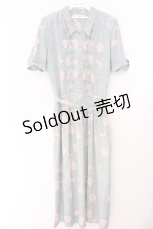 画像: INGEBORG / カーネーションドットワンピース  ブルー系 O-26-04-07-007-LO-OP-IG-OS