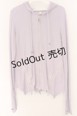 画像: Rozen Kavalier / シザーモチーフZIPパーカー  ラベンダー O-26-04-07-053-OO-TO-OW-OS