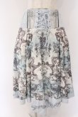 画像1: Rozen Kavalier / ボタニカルオーナメント柄スカート  サックス O-26-04-07-054-OO-SK-OW-OS (1)