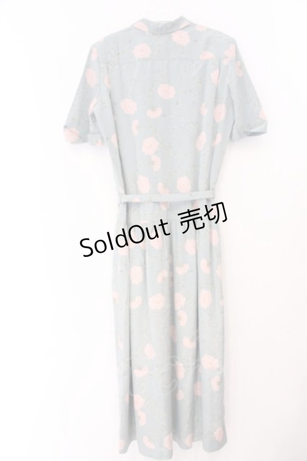 画像3: INGEBORG / カーネーションドットワンピース  ブルー系 O-26-04-07-007-LO-OP-IG-OS (3)