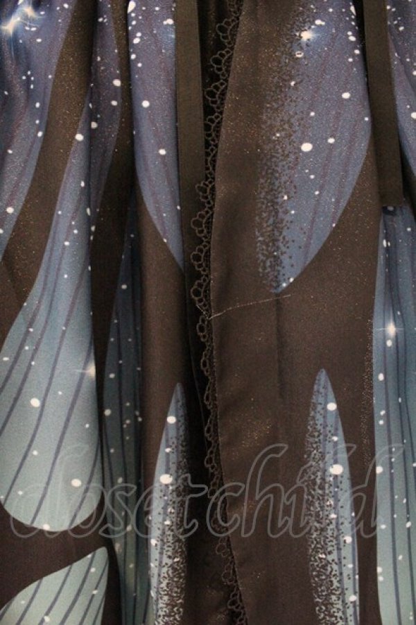 画像2: STAR FANTASY（海外ロリータブランド） / Butterfly Effectスカート  ブルー×クロ O-26-04-07-066-EL-SK-OW-OS (2)