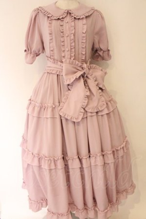 画像: axes femme kawaii / ロマンティックフリルワンピース M ピンク O-26-04-07-067-AX-OP-OW-OS