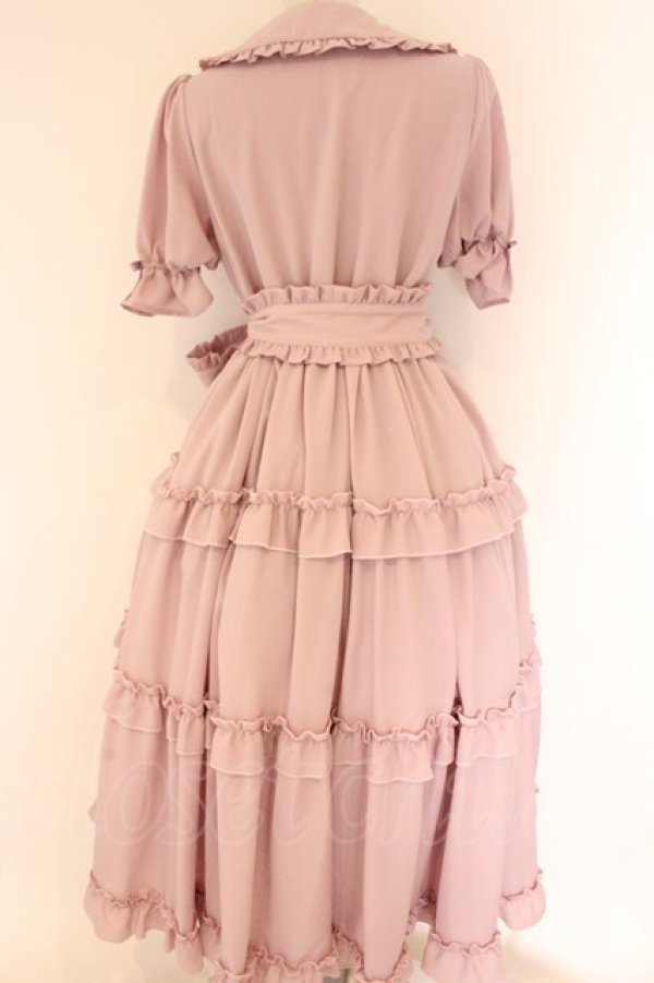 画像3: axes femme kawaii / ロマンティックフリルワンピース M ピンク O-26-04-07-067-AX-OP-OW-OS (3)