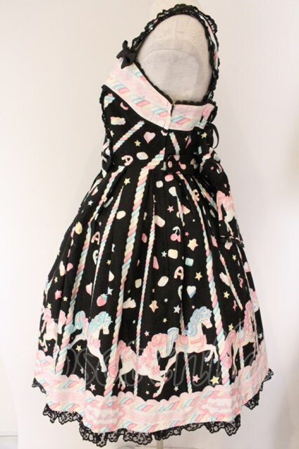 画像3: Angelic Pretty / Sugary Carnivalジャンパースカート  クロ O-26-04-07-068-AP-OP-OW-OS (3)