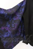 画像2: NieR Clothing / 着物風袖SHIRT【ROSE】　シャツ F ブラック×パープル O-26-04-07-015-PU-BL-OW-OS (2)