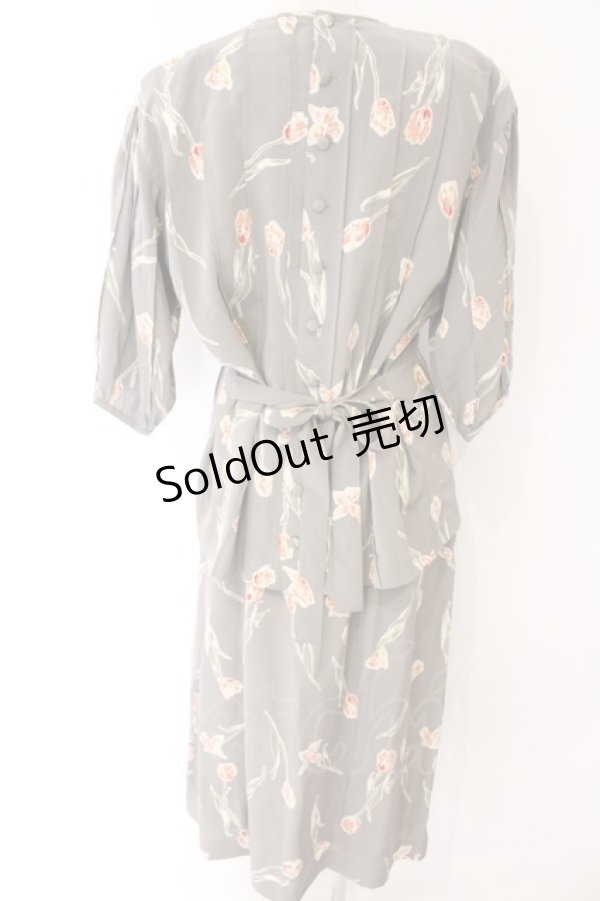 画像3: PINK HOUSE / チューリップ柄セットアップ  グレー O-26-04-07-018-LO-OP-IG-OS (3)