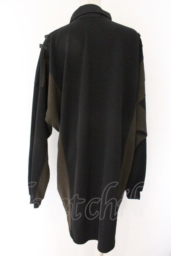 画像3: Qutie Frash / ミリタリーロングシャツ  ブラック O-26-04-07-025-QU-TO-OW-OS (3)