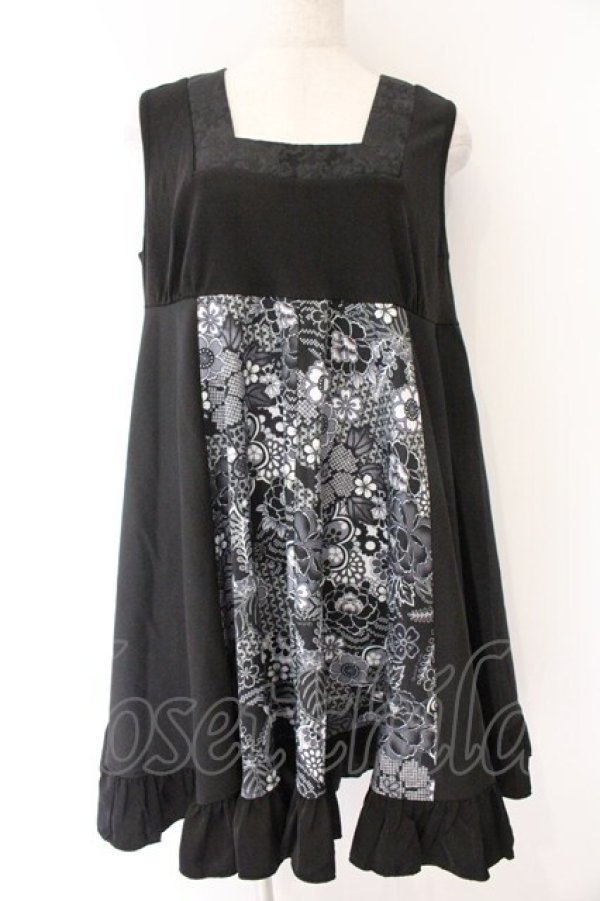 画像1: Qutie Frash / 2023年プレミアム-蘿月-ベビードール  ブラック O-26-04-07-026-QU-OP-OW-OS (1)