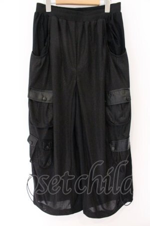 画像: Qutie Frash / カーゴパンツ  ブラックラメ O-26-04-07-028-QU-PA-OW-OS