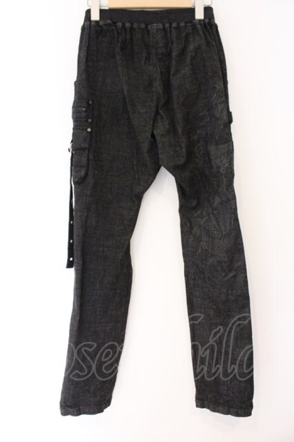 画像3: Qutie Frash / デニムスキニーパンツ L ブラック O-26-04-07-029-QU-PA-OW-OS (3)