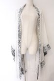 画像1: Qutie Frash / 着物ロングカーデ  ホワイト O-26-04-07-032-QU-TO-OW-OS (1)