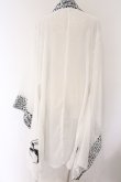 画像3: Qutie Frash / 着物ロングカーデ  ホワイト O-26-04-07-032-QU-TO-OW-OS (3)