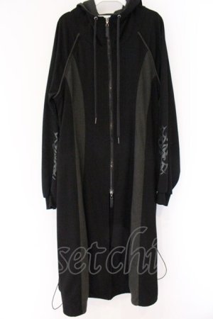 画像: Qutie Frash / ロングZIPパーカー  ブラック O-26-04-07-034-QU-TO-OW-OS