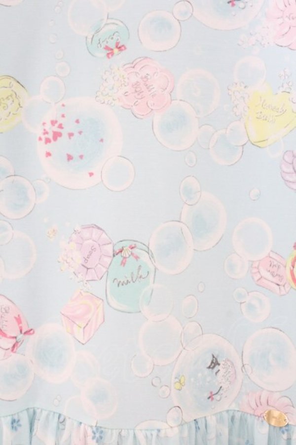 画像2: MILK / Bubble Baby Fantasyワンピース  サックス O-26-04-09-025-ML-OP-IG-OS (2)