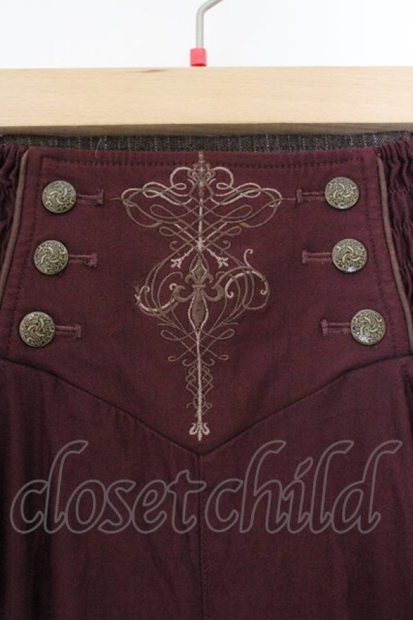 画像2: Ozz oneste / Phantom Thief パンツ  ワインレッド O-26-04-09-033-OO-PA-IG-OS (2)