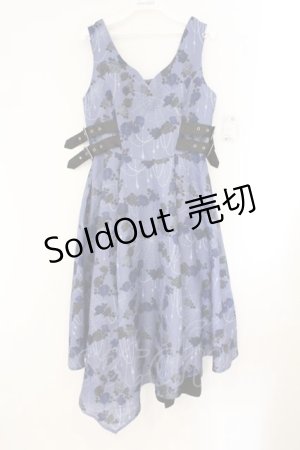 画像: NIBBLE POISON / ナイトメアローズアシメワンピース  パープル O-26-04-09-036-0-OP-IG-OS