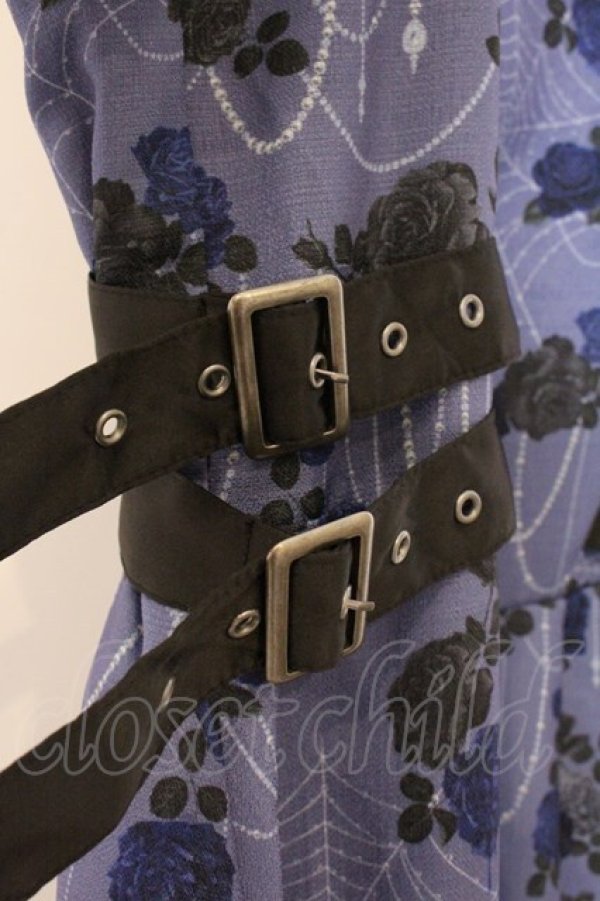 画像3: NIBBLE POISON / ナイトメアローズアシメワンピース  パープル O-26-04-09-036-0-OP-IG-OS (3)