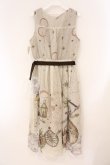 画像3: axes femme / タロットカードモチーフワンピース F ベージュ O-26-04-09-040-AX-OP-IG-OS (3)