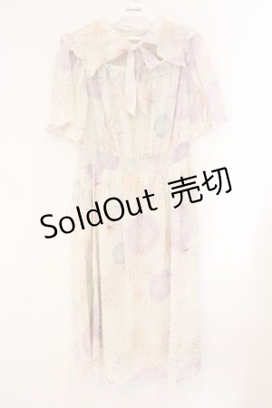 画像: axes femme / 花火柄ワンピース F オフシロ O-26-04-09-044-AX-OP-IG-OS