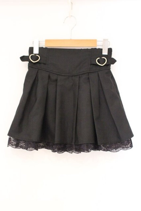 画像1: Lily Merry / ハートバックルスカパン M クロ O-26-04-09-046-LO-SK-OW-OS (1)