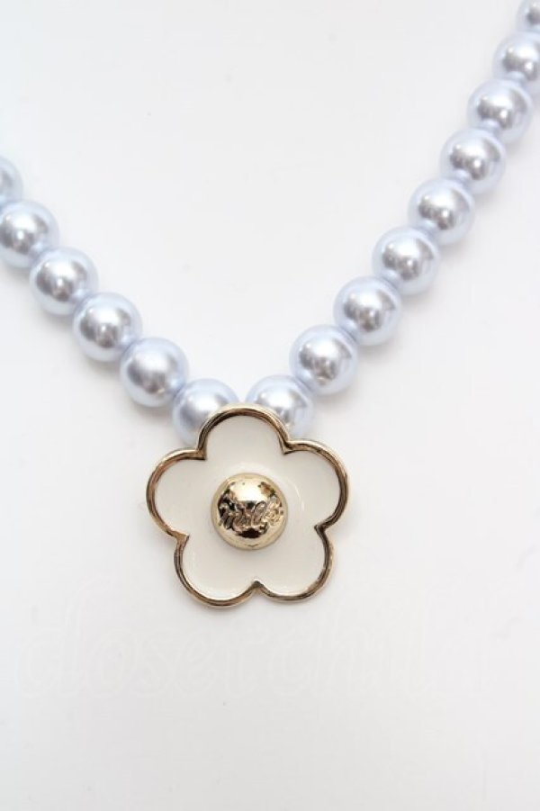 画像1: MILK / フラワーパールネックレス   O-26-04-09-1036-ML-AC-IG-OS (1)