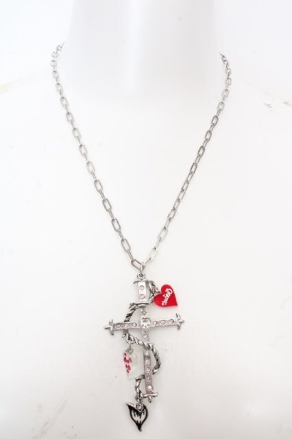 画像2: MILK / 十字架　ネックレス  シルバー O-26-04-09-1042-ML-AC-IG-OS (2)