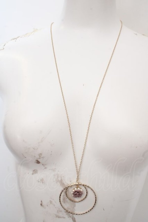 画像2: axes femme / リングローズネックレス  ゴ^ールド O-26-04-09-1047-AX-AC-IG-OS (2)