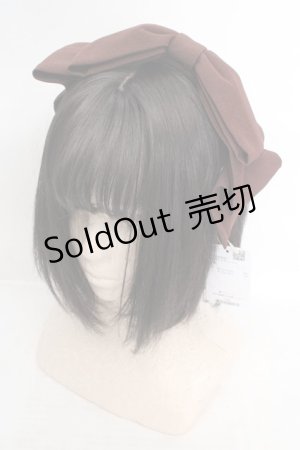 画像: axes femme kawaii / 斜めリボンカチューシャ  ブラウン O-26-04-09-1005-AX-AC-IG-OS