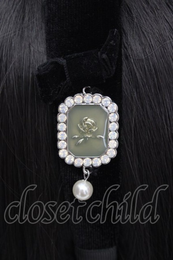 画像3: axes femme / ビジューデザインカチューシャ  クロ O-26-04-09-1006-AX-AC-IG-OS (3)