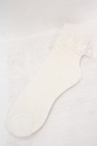 画像1: axes femme / レースソックス  シロ O-26-04-09-1061-AX-ZA-IG-OS (1)