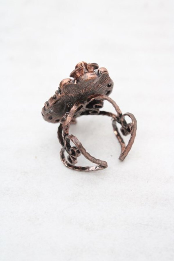 画像2: axes femme / ローズカメオリング  ピンクゴールド O-26-04-09-1065-AX-AC-IG-OS (2)