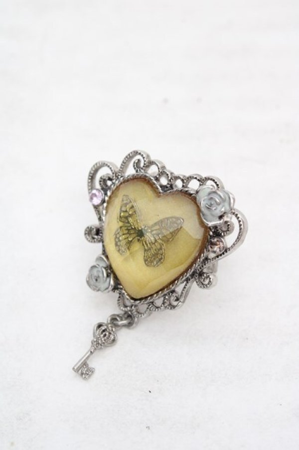 画像1: axes femme / ハートバタフライリング  シルバー O-26-04-09-1067-AX-AC-IG-OS (1)