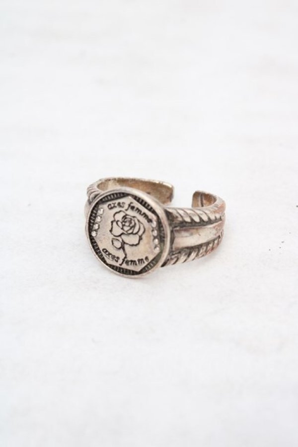 画像1: axes femme / ロゴリング  シルバー O-26-04-09-1070-AX-AC-IG-OS (1)