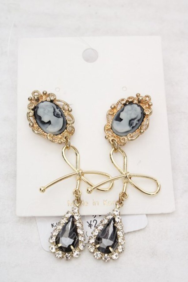 画像1: axes femme / カメオイヤリング  ゴールド O-26-04-09-1076-AX-AC-IG-OS (1)