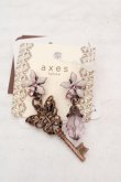 画像1: axes femme / ガーデン鍵ピアス  ピンクゴールド O-26-04-09-1079-AX-AC-IG-OS (1)