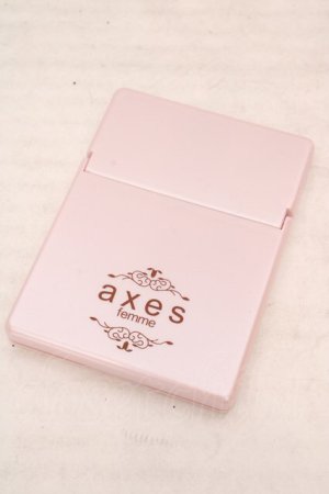 画像: axes femme / ミラー 油取り紙セット  ピンク O-26-04-09-1085-AX-ZA-IG-OS