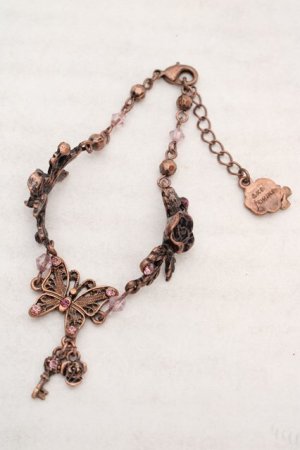 画像: axes femme / バタフライローズブレスレット  ピンクゴールド O-26-04-09-1092-AX-AC-IG-OS