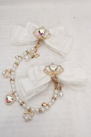 画像: LIZ LISA / デコラアクセクリップ  シロ O-26-04-09-1095-LO-ZA-YM-OS