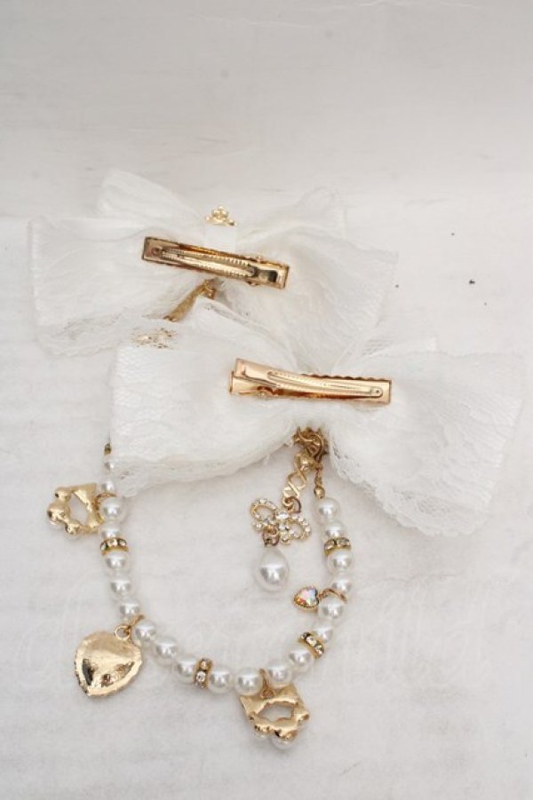 画像2: LIZ LISA / デコラアクセクリップ  シロ O-26-04-09-1095-LO-ZA-YM-OS (2)