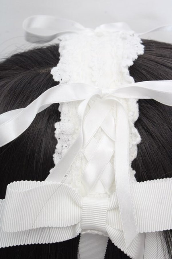 画像3: BABY,THE STARS SHINE BRIGHT / Sweetie Fairy taleあかずきんちゃんヘッドドレス（2023年）  シロ O-26-04-09-1104-BA-AC-YM-OS (3)