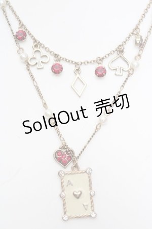 画像: axes femme / トランプ2連ネックレス  ゴールド O-26-04-09-1106-AX-AC-OW-OS