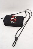 画像1: HYSTERIC GLAMOUR / ラウンドジップマスクケース  ブラック O-26-04-09-1110-PU-ZA-YM-OS (1)