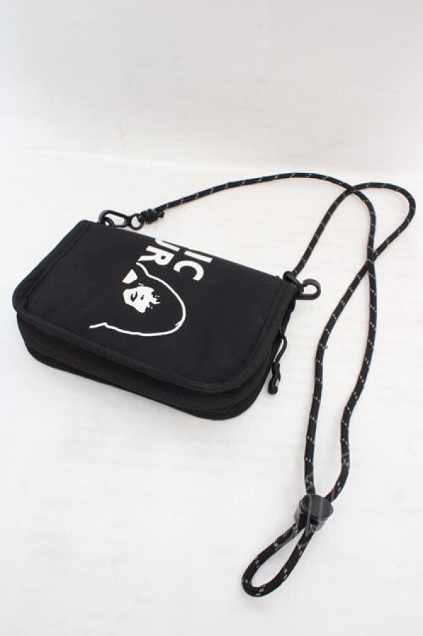 画像2: HYSTERIC GLAMOUR / ラウンドジップマスクケース  ブラック O-26-04-09-1110-PU-ZA-YM-OS (2)